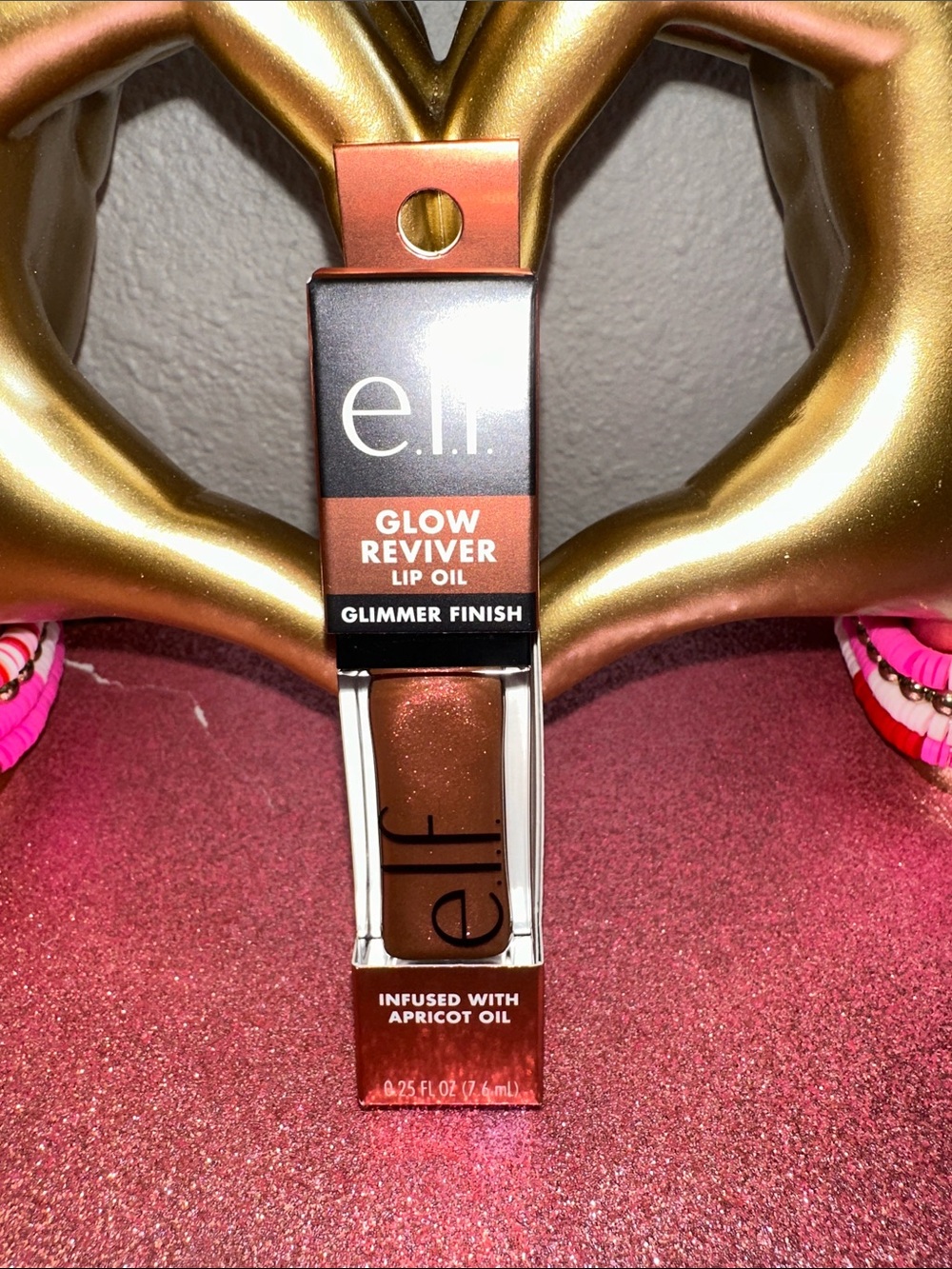 ELF Glow Reviver Lip Oil - Bronze Shimmer